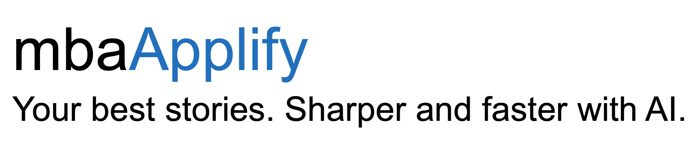 MBA Applify - Your best stories. Sharper and faster with AI logo